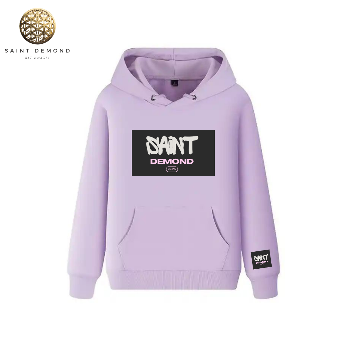 Luxury Purple Hoodie - Graffiti Collection